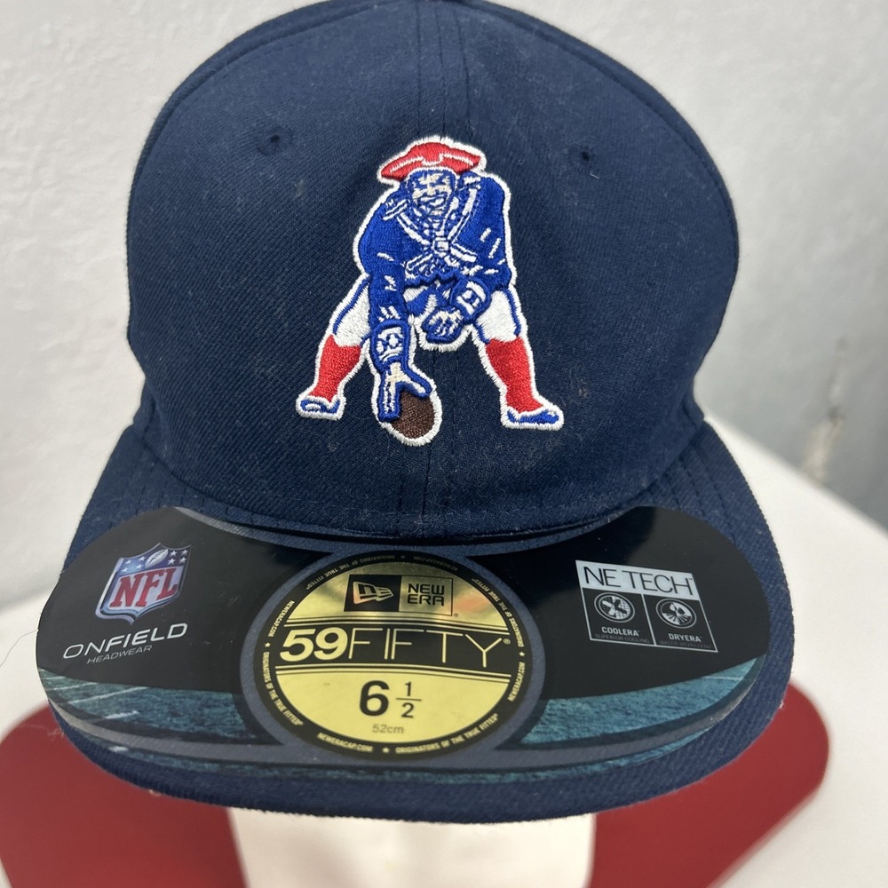 New Era 59Fifty 5950 NFL Low Profile Team Colors Retro Logo Fitted Hat Cap 6 1/2